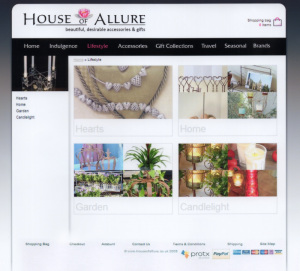House of Allure Website